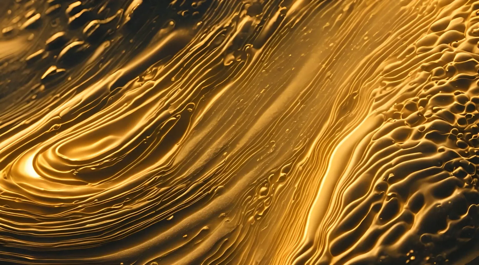 Liquid Gold Luxurious Abstract Video Backdrop